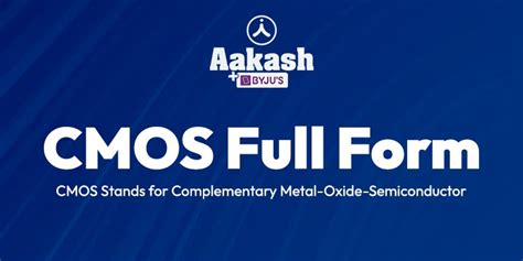 cmos stand for|complementary metal.